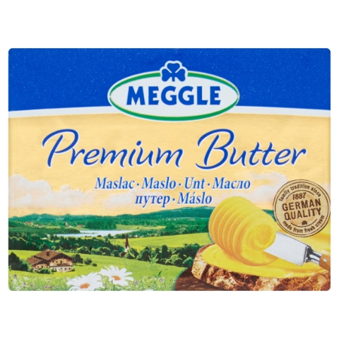 Meggle Premium máslo 82% tuku 250g
