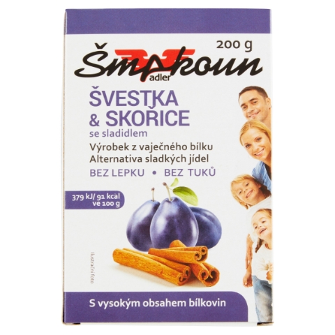 Šmakoun Švestka a skořice 2 x 100g (200g)