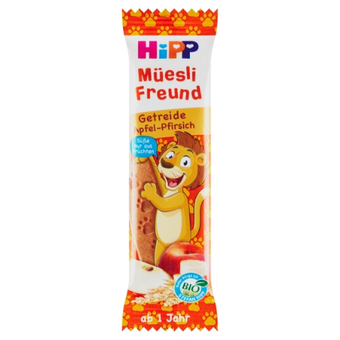 Hipp Bio müsli tyčinka jablko-broskev 20g