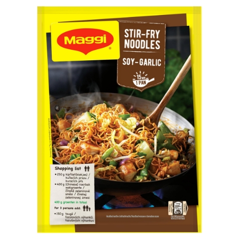 MAGGI Nudle z pánve Kuře s česnekem a sójovou omáčkou 185g