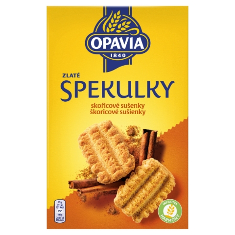 Opavia Zlaté Spekulky skořicové sušenky 160g