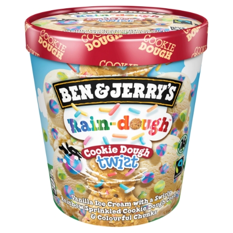 Ben & Jerry's Raindough Cookie Dough Twist 465ml