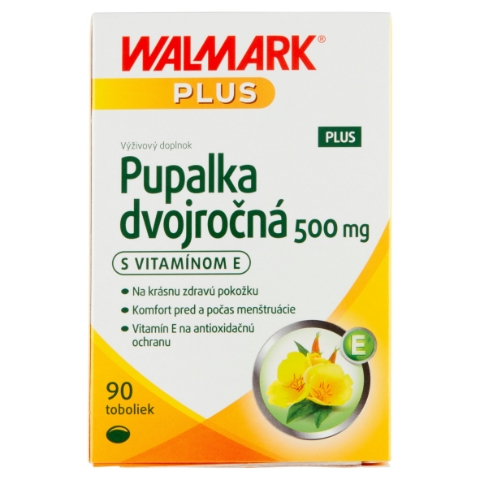  Walmark Plus Pupalka dvouletá 500mg 90 tobolek 63,0g