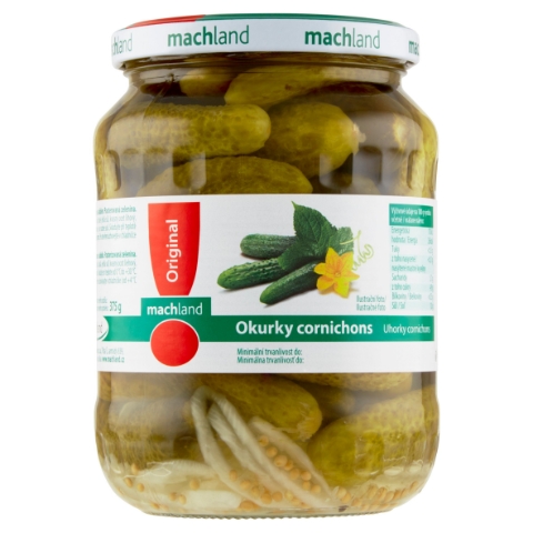 Machland Okurky cornichons 690g