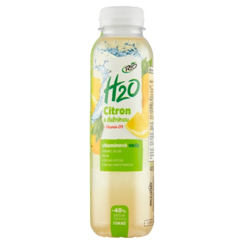 Rio H2O Vitaminová voda citron s dužninou 400ml