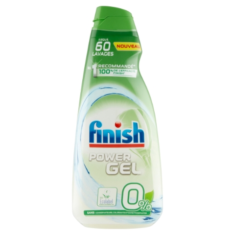 Finish Power Gel 0 % gel do myčky nádobí 900ml