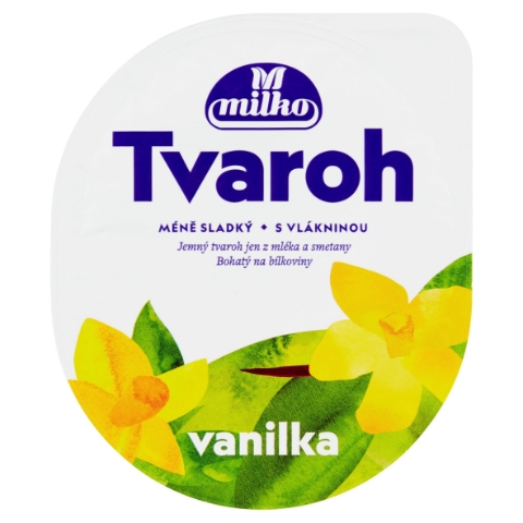 Milko Tvaroh s vlákninou vanilka 140g