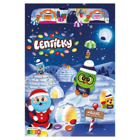 ORION LENTILKY Adventní kalendář 193,9g