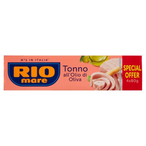 Rio Mare Tuňák v olivovém oleji 4 x 80g