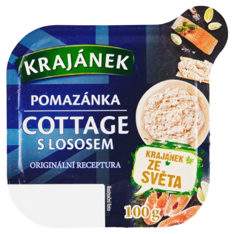 Krajánek Pomazánka Cottage s lososem 100g