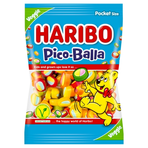 Haribo Pico Balla želé cukrovinky s ovocnými příchutěmi 80g