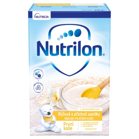 Nutrilon Pronutra První kaše rýžová s příchutí vanilky 225g, 4+