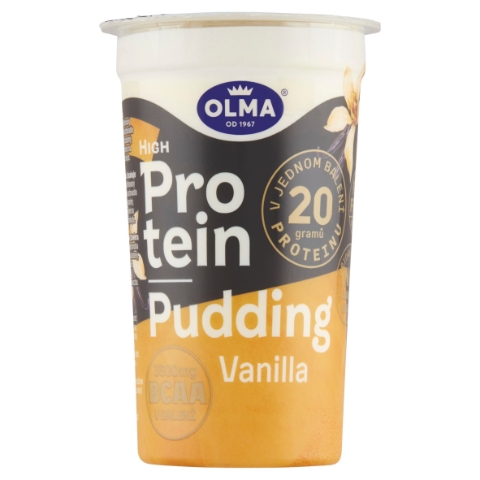 Olma Vanilkový puding s vysokým obsahem bílkovin 200g