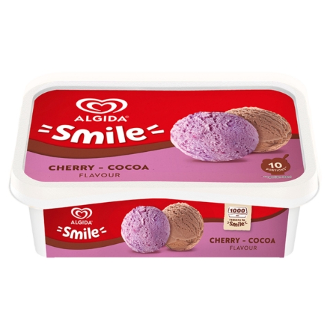 Algida Smile Choco-Cherry 1000ml