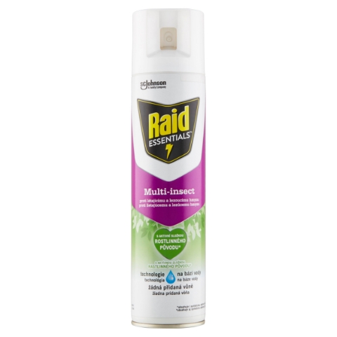 Raid Essentials Multi-insect proti létajícímu a lezoucímu hmyzu 400ml
