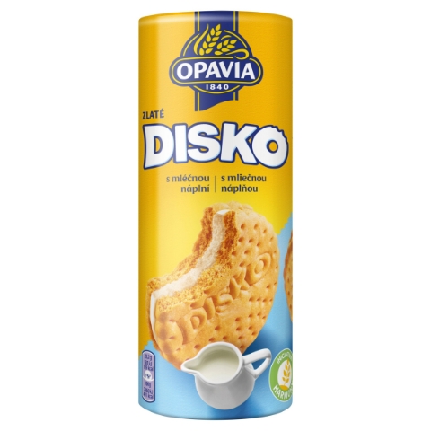 Opavia Disko sušenky mléčná náplň 169g