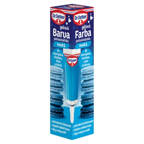 Dr. Oetker Barva gelová potravinářská modrá 10g