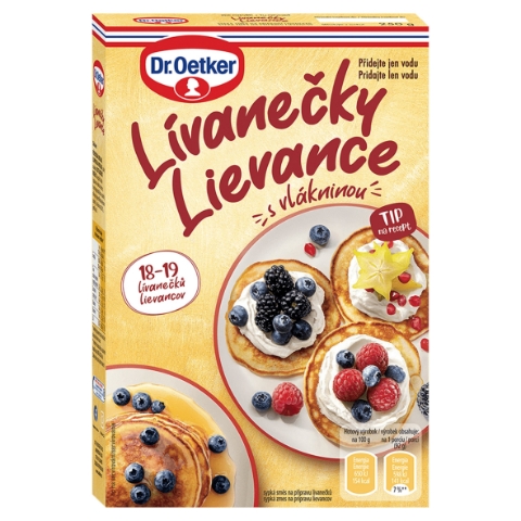 Dr. Oetker Lívanečky s vlákninou 250g