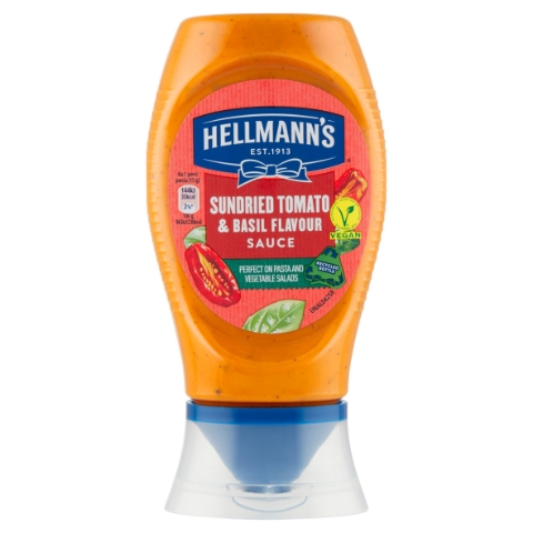 Hellmann's Jemná omáčka s příchutí sušených rajčat a bazalky 250ml