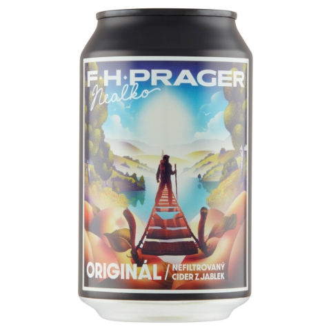 F.H. Prager Nealko originál nefiltrovaný cider z jablek 330ml