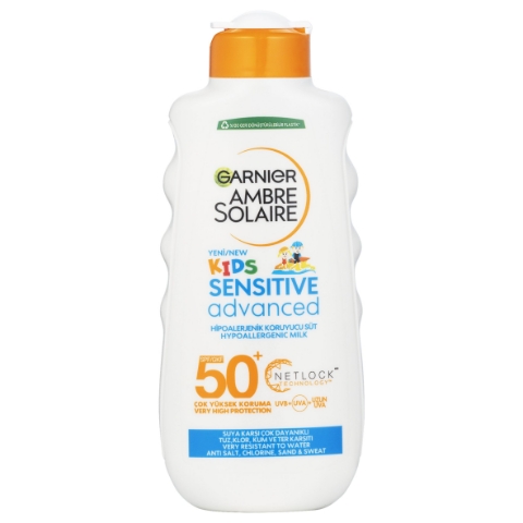 Garnier Ambre Solaire opalovací mléko s velmi vysokou ochranou pro děti SPF 50 + 200 ml