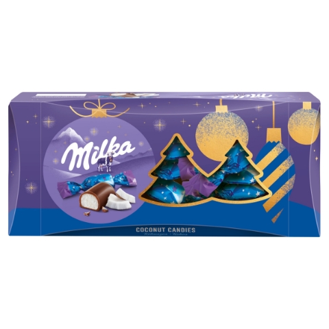 Milka Mléčná čokoláda z alpského mléka s kokosovou náplní 310g