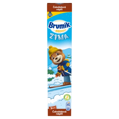 Brumík čokoládová náplň jemné pečivo 3 x 30g (90g)