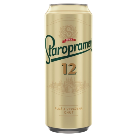 Staropramen 12 pivo ležák světlý 0,5l