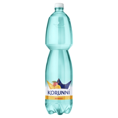 Korunní Jemně perlivá s příchutí mango 1,5l