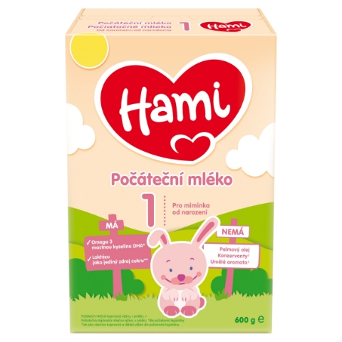 Hami 1 počáteční mléko od narození 600g