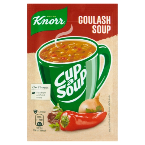 Knorr Cup a Soup Gulášová instantní polévka 16g