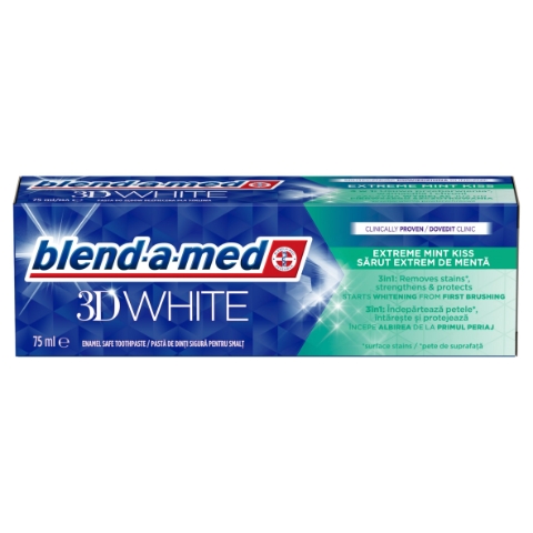 Blend-a-med 3D White Extreme Mint Kiss Zubní Pasta 75 ml