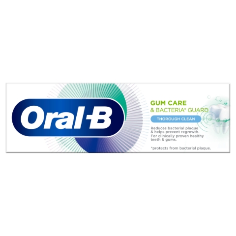 Oral-B Gum Care & Bacteria Guard Thorough Clean Zubní Pasta 75 ml