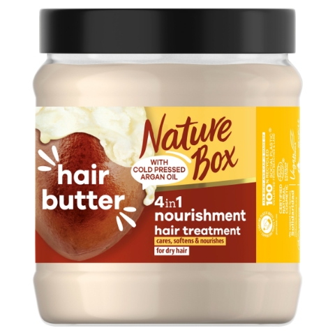 Nature Box Vyživující vlasová maska 4 v 1 pro suché vlasy 300ml