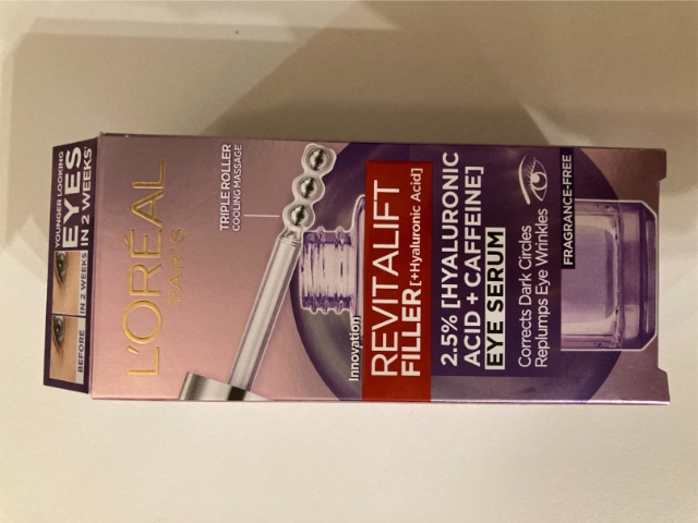 L'Oréal Paris Revitalift Filler Oční sérum s 2,5% kyselinou hyaluronovou 50 ml