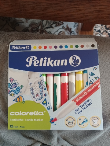 
Pelikan - Fixy Colorella na textil, 12 ks