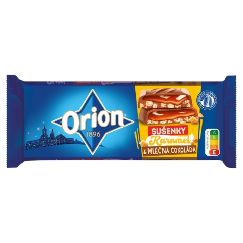ORION Mléčná čokoláda karamel sušenka 87g