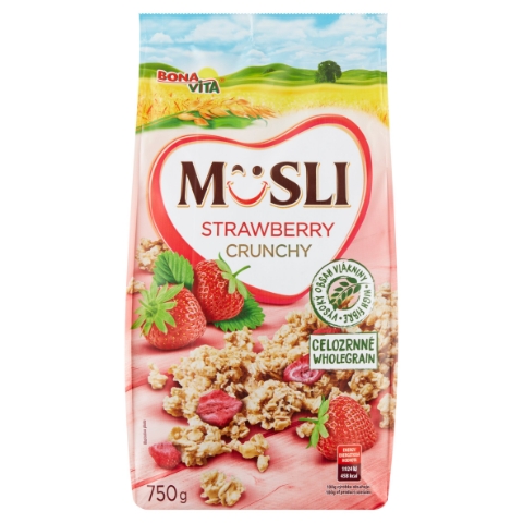 Bona Vita Müsli Strawberry Crunchy 750g