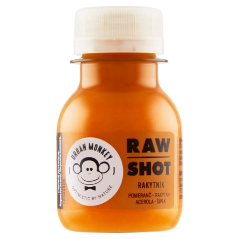 Urban Monkey Raw Shot rakytník 60ml