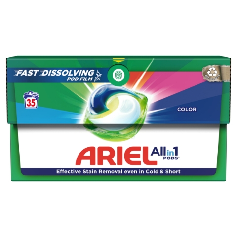 Ariel All-in-1 PODS, Kapsle Na Praní S Tekutým Pracím Prostředkem 35 Praní