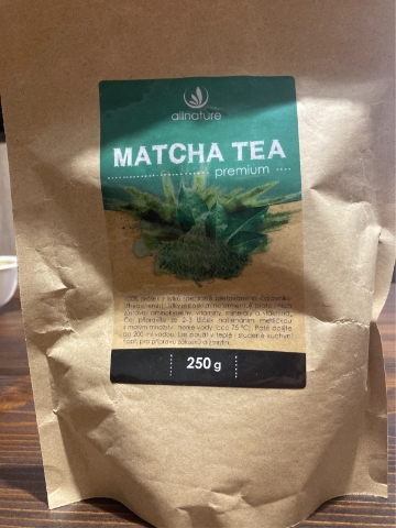 Allnature Matcha Tea Premium 250g
