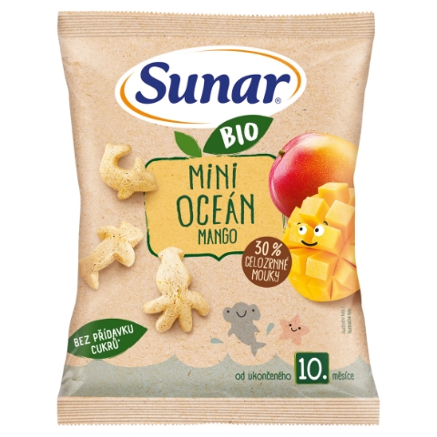 Sunar Bio křupky mini oceán mango 18g