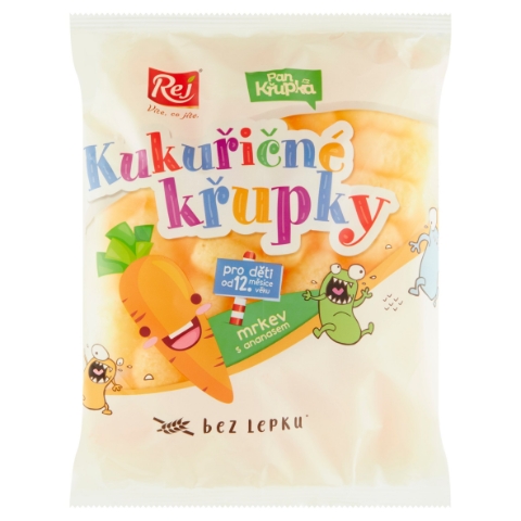 Rej Kukuřičné křupky mrkev s ananasem 40g