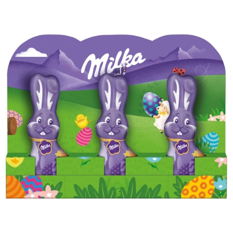 Milka Mléčná čokoláda z alpského mléka 3 x 15g (45g)