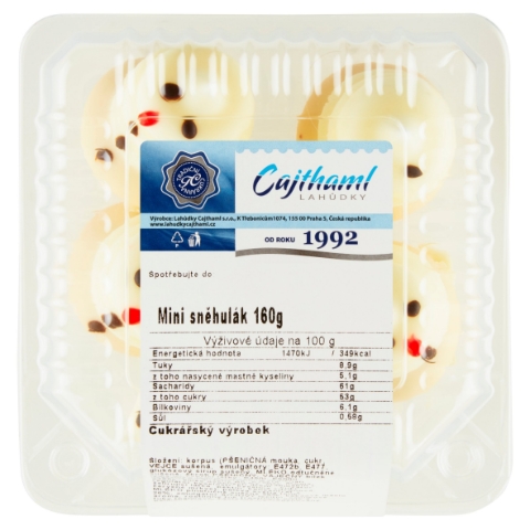 Lahůdky Cajthaml Mini sněhulák 160g