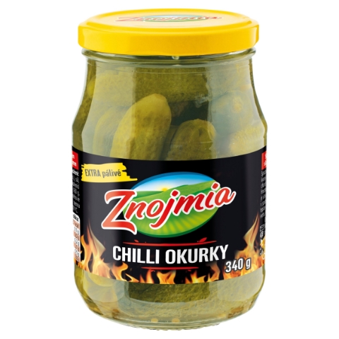 Zrojmia Chilli okurky 340g