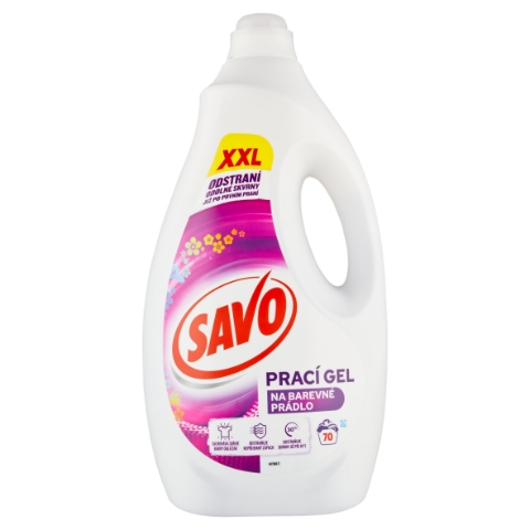 Savo Prací gel na barevné prádlo 70 praní 3,5l