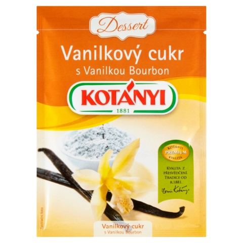 Kotányi Dessert Vanilkový cukr s vanilkou bourbon 10g