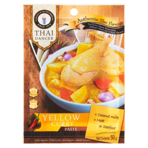 Thai Dancer Žlutá kari pasta 50g
