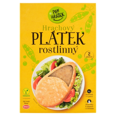 Pan Hrášek Hrachový plátek rostlinný 180g